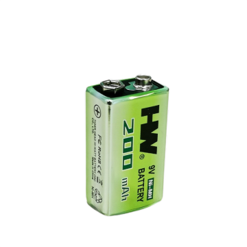 بطارية HW Ni-MH قابلة للشحن 9 فولت 200 مللي أمبير